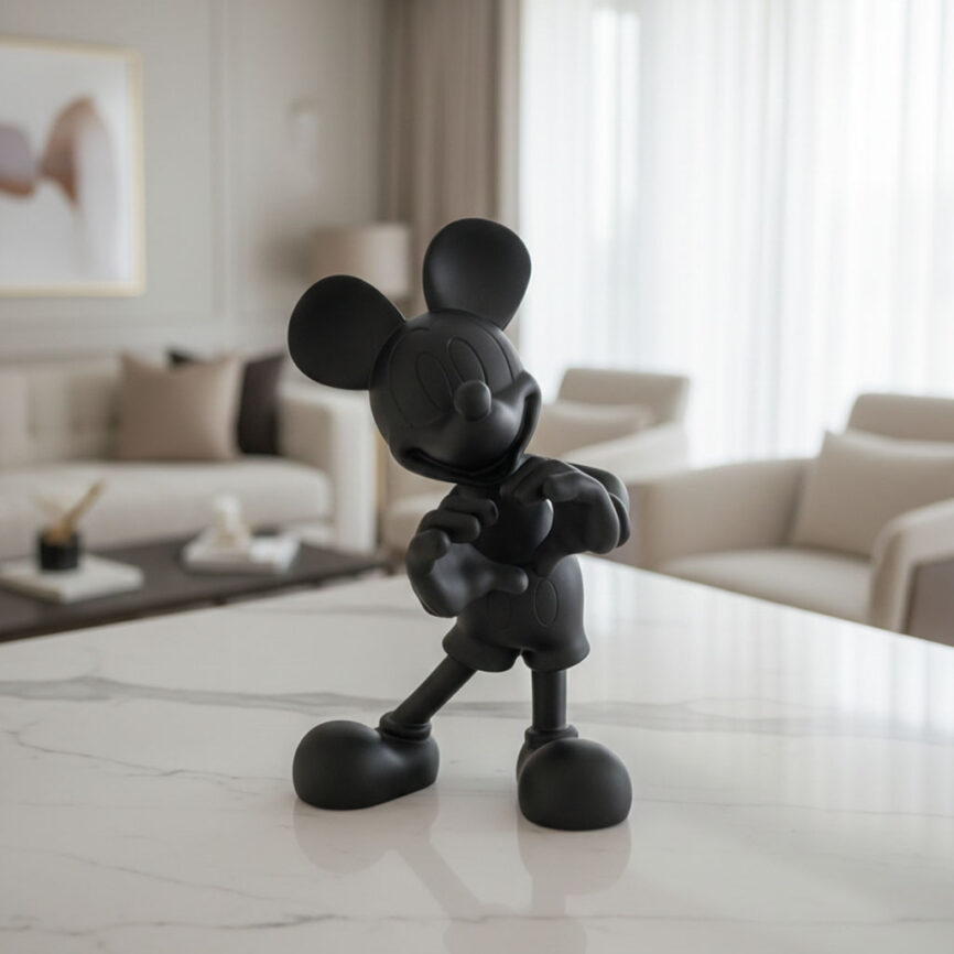 Black Mickey Mouse Figurine