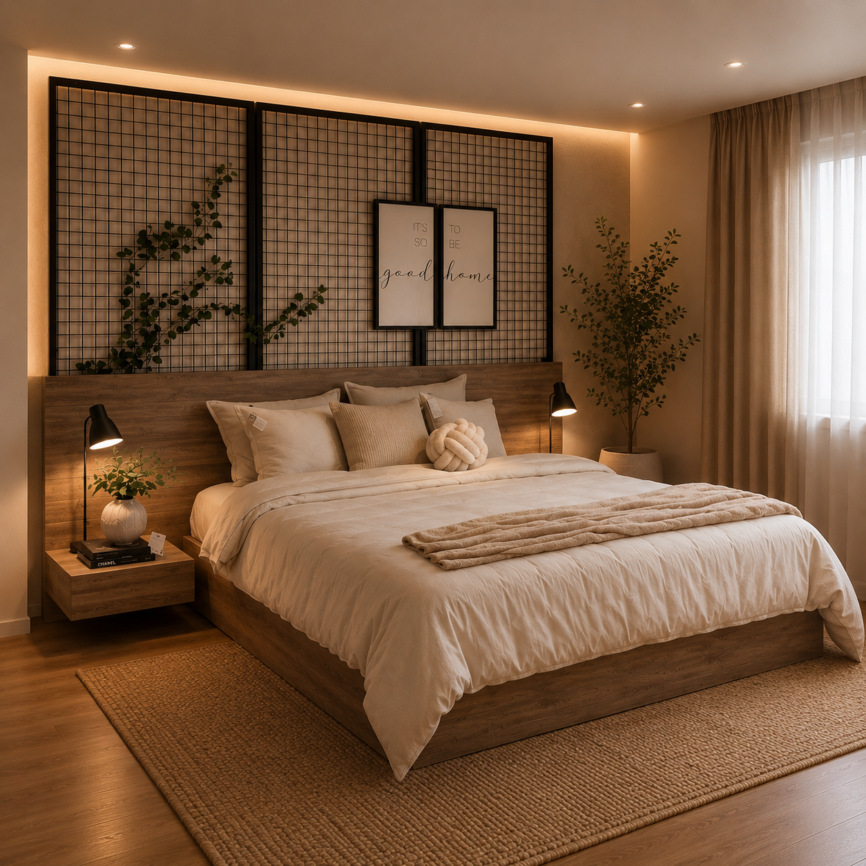 Supreme bed with night tables