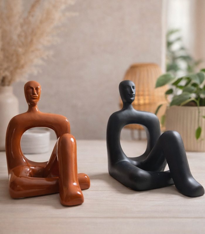 Sitting Figure Sculpture — HK Design Lebanon
