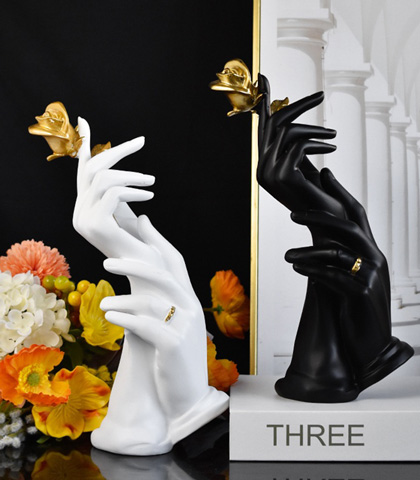 Hand & Rose Sculpture — HK Design Lebanon